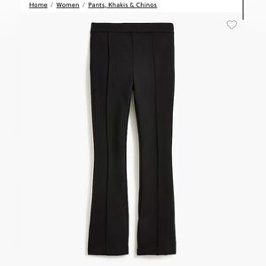 J crew factory 24w plus crop flare ponte pants
